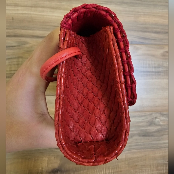 ❤️🎉🎉🎉HOST PICK🎉🎉🎉❤️CARLOS FALCHI,Python Crossbody Bag - Picture 5 of 8